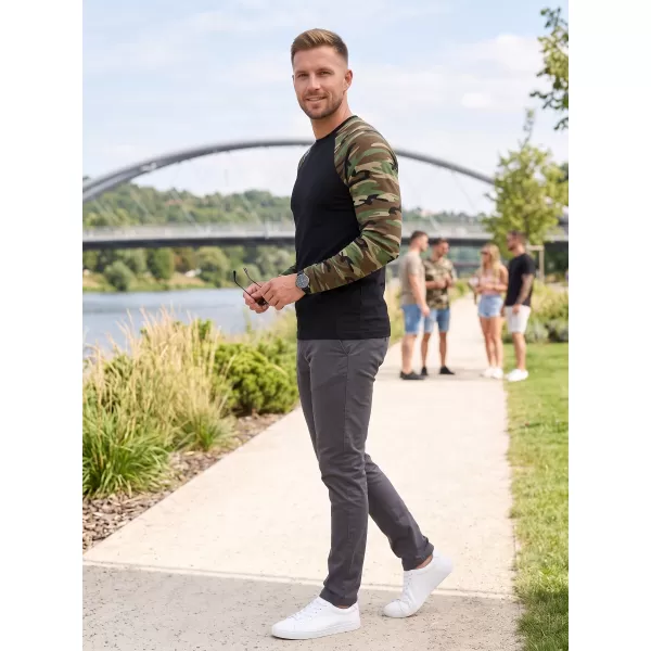  Herren-T-Shirt mit langen Ärmeln ALTISPORT NoPrint NP/ALM661 TARNBRAUN 