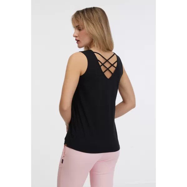  Damen-Tanktop SAM 73 CARLA WT 902 SCHWARZ 