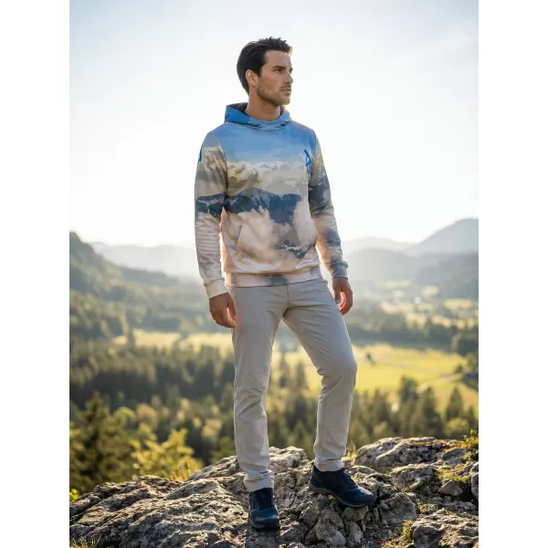  Hochwertiges Funktions-Sweatshirt für Herren ALTISPORT VOJ/ALM030MI01 BLAU 