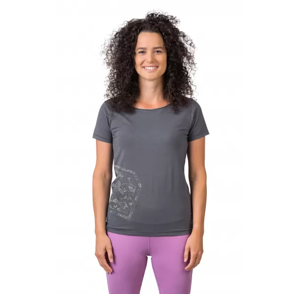  Damen-T-Shirt HANNAH ZOEY II ASPHALT 