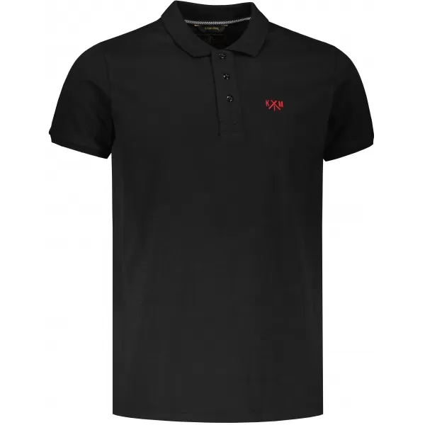  Herren-T-Shirt KIXMI SPENCER SCHWARZ ROT 