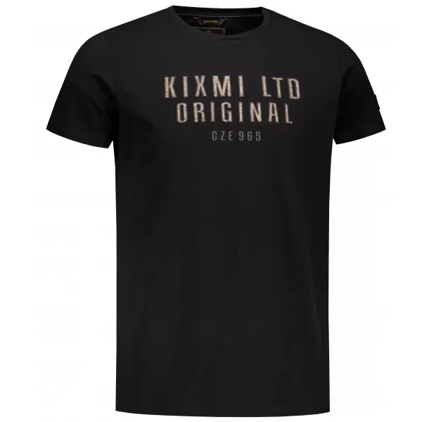  Herren-T-Shirt KIXMI SALEM SCHWARZ 