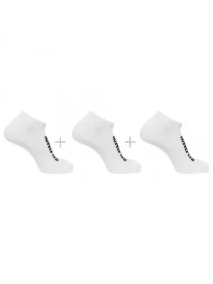 Socken SALOMON EVERYDAY LOW 3-PACK LC2086900 WEIß/WEIß/WEIß