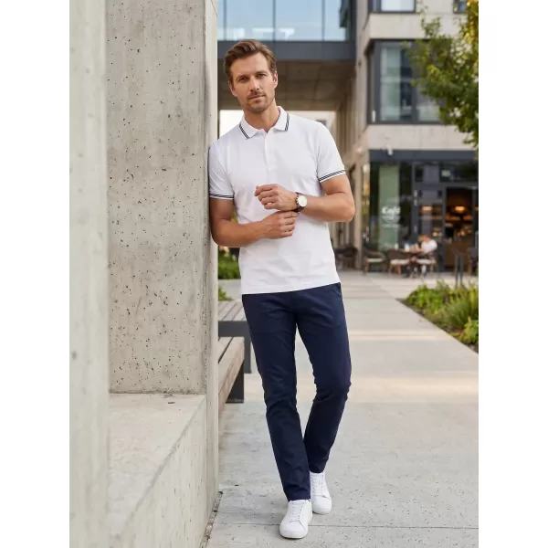  Herren-T-Shirt mit Kragen ALTISPORT NoPrint NP/ALM912 WEIß 