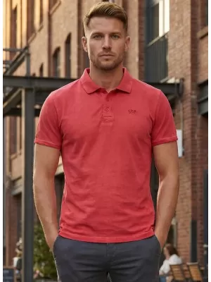 Herren-T-Shirt KIXMI SPENCER ROT