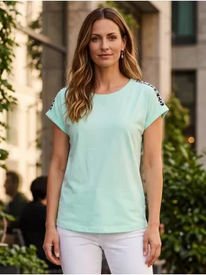 Damen-T-Shirt SAM 73 IRIS WT 910 MINZE