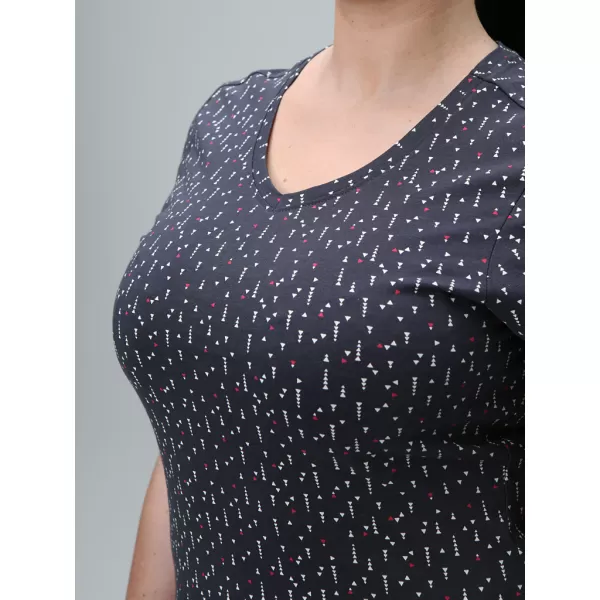  Damen-T-Shirt LOAP BAKLAVA CLW2441 DUNKELBLAU 