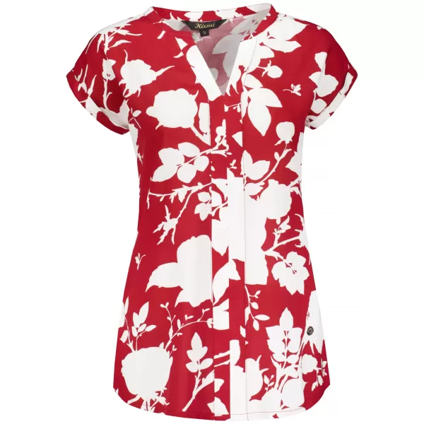  Damenbluse KIXMI SABINE BURGUND 