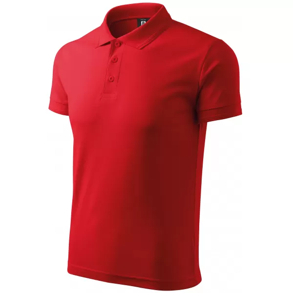  Herren-T-Shirt mit Kragen ALTISPORT NoPrint NP/ALM302 ROT 