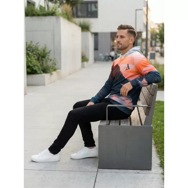  Hochwertiges Funktions-Sweatshirt für Herren ALTISPORT VOJ/ALM030MI01 ORANGE 