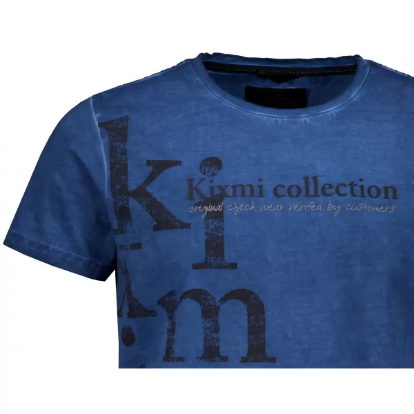  Herren-T-Shirt KIXMI SANDER BLAU 