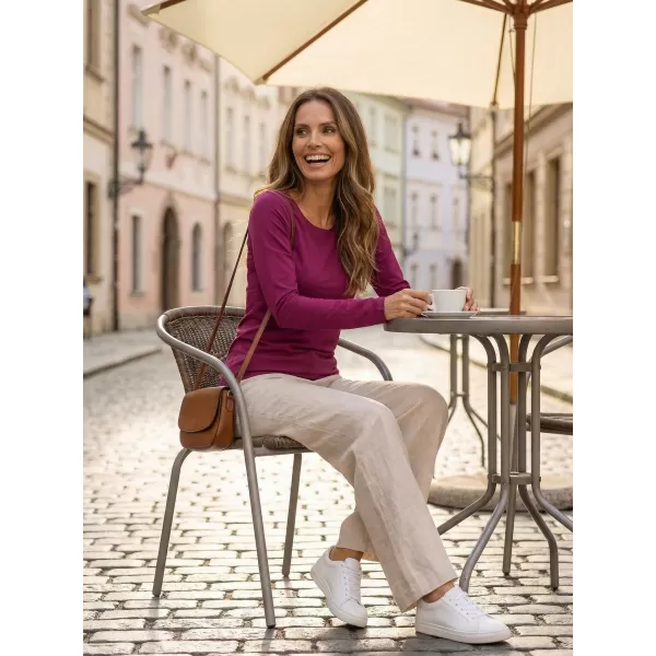  Damen-T-Shirt mit langen Ärmeln ALTISPORT NoPrint NP/ALW931 FUCHSIE 