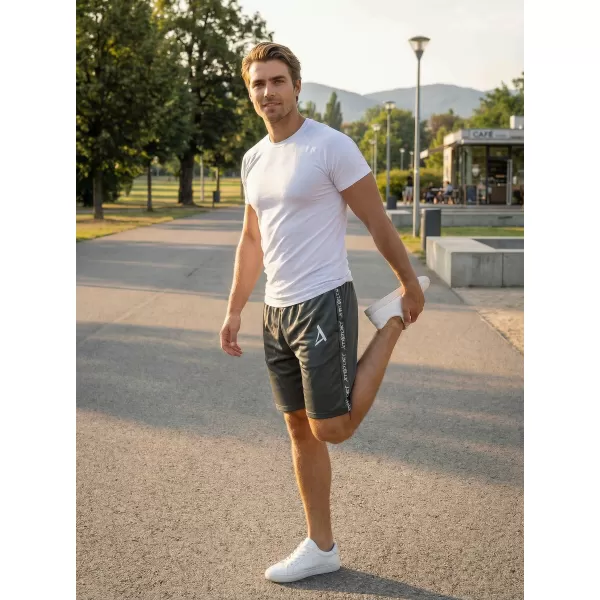 Hochwertige Funktionsshorts für Herren ALTISPORT VOJ/ALM021KRA01 GRAU 