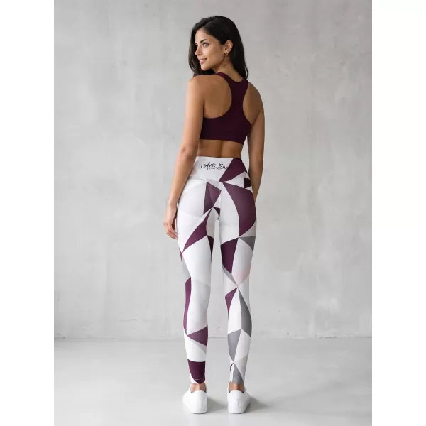  Lange Premium-Leggings für Damen ALTISPORT VOJ/ALW007LEG01 WEIß 