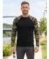 Herren-T-Shirt mit langen Ärmeln ALTISPORT NoPrint NP/ALM661 TARNBRAUN