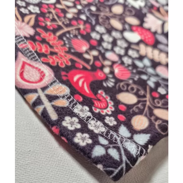  Fleece-Sweatshirt für Kinder WAMU SOVA LILA 