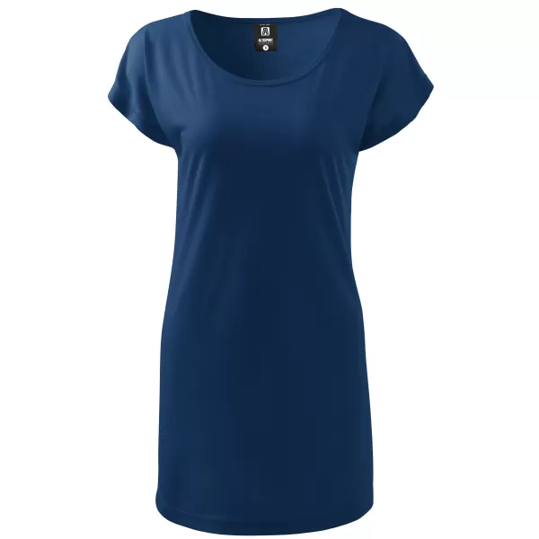  Langes T-Shirt für Damen ALTISPORT NoPrint NP/ALW321 MITTERNACHTSBLAU 