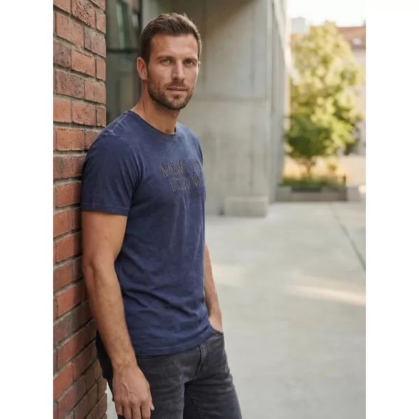 Herren-T-Shirt KIXMI SALEM DUNKELBLAU 