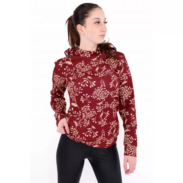  Hochwertiges Funktions-Sweatshirt für Damen ALTISPORT VOJ/ALW025MI01 BURGUND 