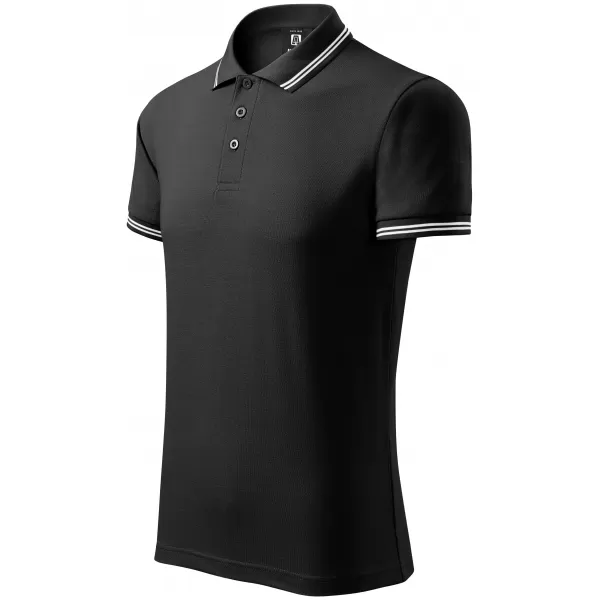  Herren-T-Shirt mit Kragen ALTISPORT NoPrint NP/ALM912 SCHWARZ 