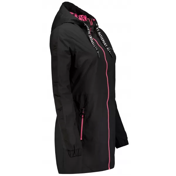  Damenjacke ALTISPORT CHELSIE SCHWARZ/ROSA 