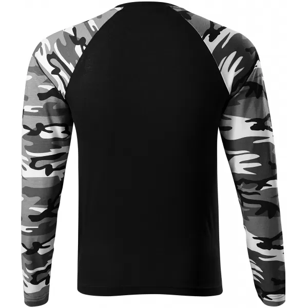  Herren-T-Shirt mit langen Ärmeln ALTISPORT NoPrint NP/ALM661 TARNGRAU 