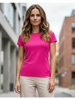 Funktions-T-Shirt für Damen ALTISPORT NoPrint NP/ALW041 NEON PINK