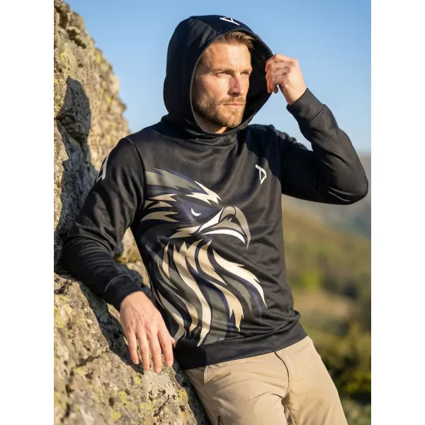  Hochwertiges Funktions-Sweatshirt für Herren ALTISPORT VOJ/ALM029MI01 SCHWARZ BRAUN 