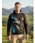Hochwertiges Funktions-Sweatshirt für Herren ALTISPORT VOJ/ALM029MI01 SCHWARZ UND BLAU