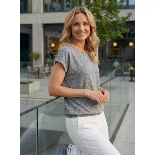  Damen-T-Shirt SAM 73 JULIANA WT 920 SCHWARZ MIT HIGHLIGHTS 