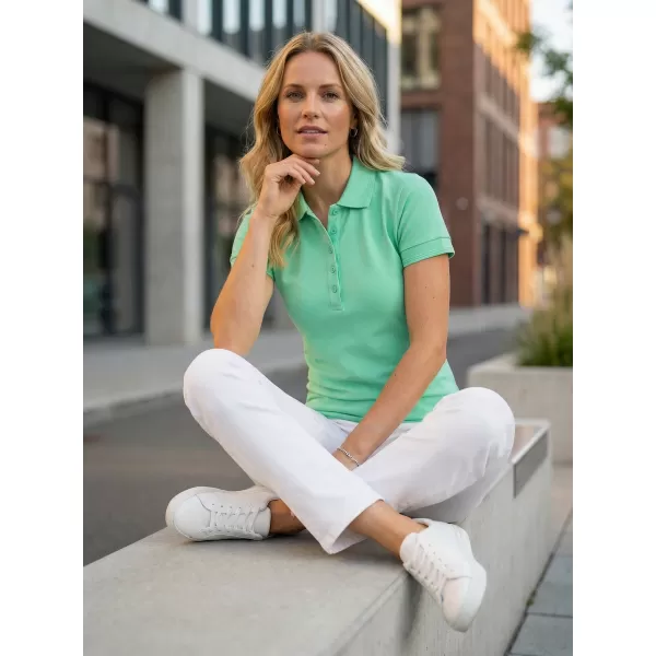  Damen-T-Shirt mit Kragen ALTISPORT NoPrint NP/ALW012 MINZE 