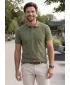 Herren-T-Shirt mit Kragen ALTISPORT NoPrint NP/ALM302 KHAKI