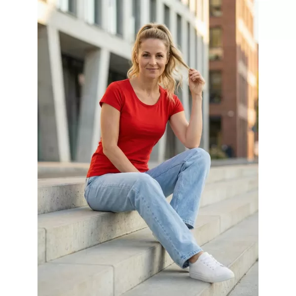  Damen-T-Shirt ALTISPORT NoPrint NP/ALW221 ROT 