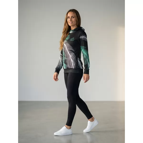  Hochwertiges Funktions-Sweatshirt für Damen ALTISPORT VOJ/ALW001MI01 SCHWARZ/TÜRKIS 