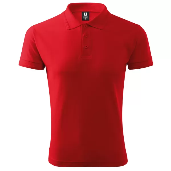  Herren-T-Shirt mit Kragen ALTISPORT NoPrint NP/ALM302 ROT 