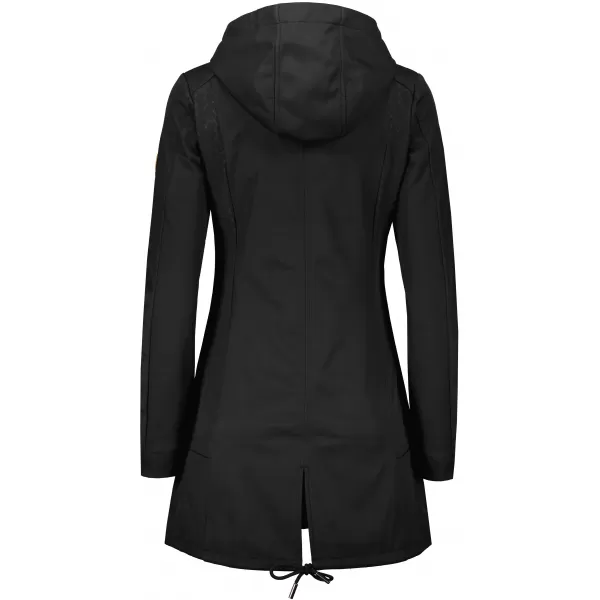  Softshell-Mantel für Damen ALTISPORT CIARA SCHWARZ/ROSA 