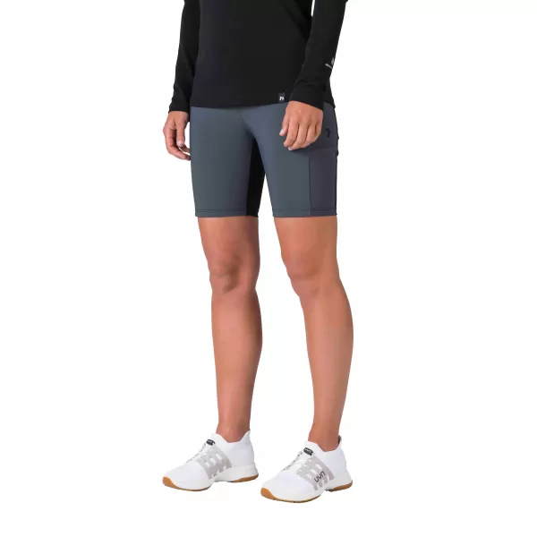  Kurze Leggings für Damen HANNAH LIS PRO ANTHRAZIT/TUSCHE 