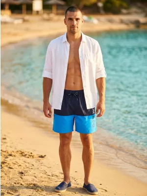 Badeshorts für Herren SAM 73 EDUARDO MS 818 LEUCHTEND BLAU