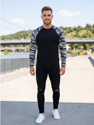 Herren-T-Shirt mit langen Ärmeln ALTISPORT NoPrint NP/ALM661 TARNGRAU