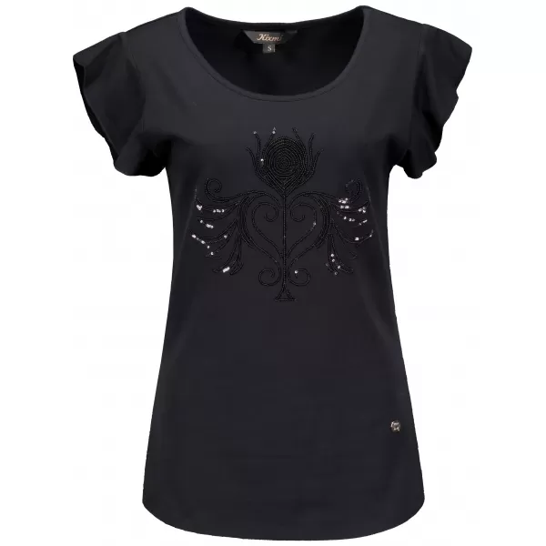  Damen-T-Shirt KIXMI SAMMI SCHWARZ 