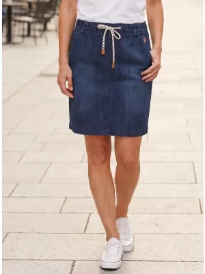 Damenrock SAM 73 GISELA WZ 845 DUNKLER DENIM