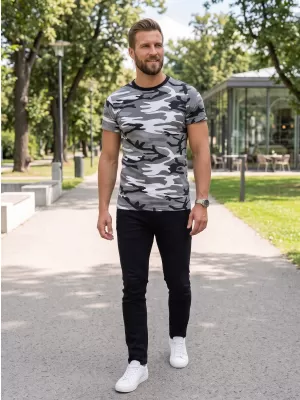 Herren-T-Shirt ALTISPORT NoPrint NP/ALM441 TARNGRAU