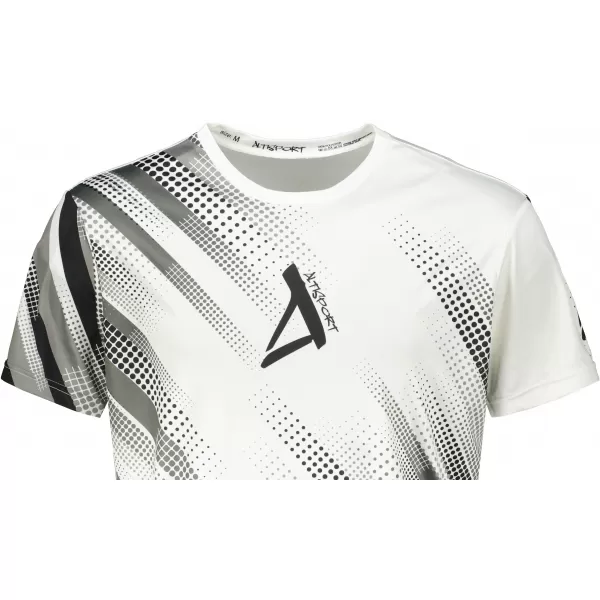  Funktionelles Premium-T-Shirt für Herren ALTISPORT VOJ/ALM028TR01 SCHWARZ UND WEIß 