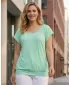 Damen-T-Shirt SAM 73 CLEOPATRA WT 912 BASILIKUM