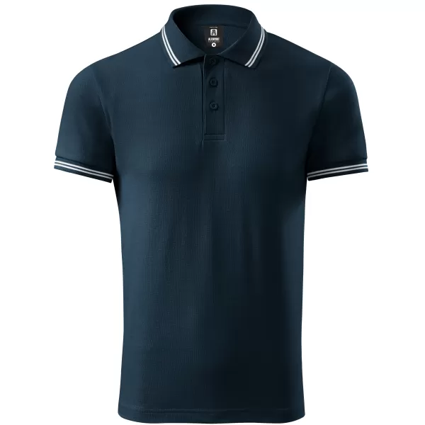  Herren-T-Shirt mit Kragen ALTISPORT NoPrint NP/ALM912 NAVY BLAU 