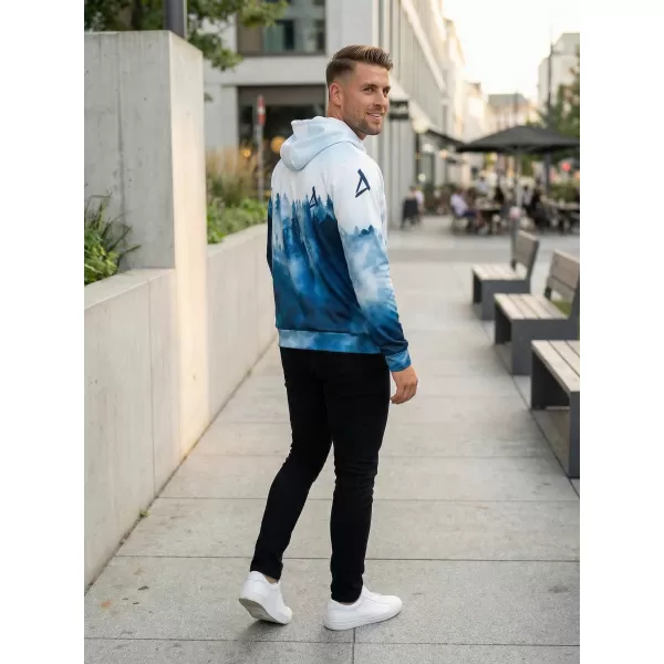  Hochwertiges Funktions-Sweatshirt für Herren ALTISPORT VOJ/ALM030MI01 BLAU 
