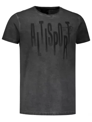 Herren-T-Shirt ALTISPORT CARLSON DUNKELGRAU