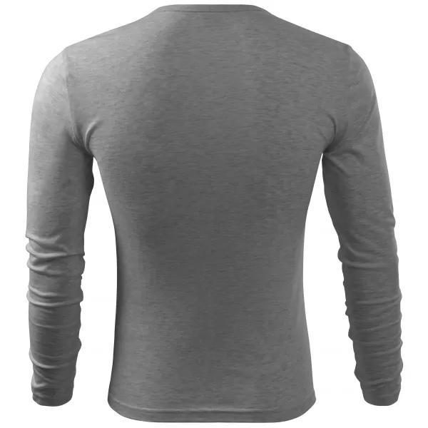  Herren-T-Shirt mit langen Ärmeln ALTISPORT NoPrint NP/ALM911 DUNKELGRAUE HIGHLIGHTS 