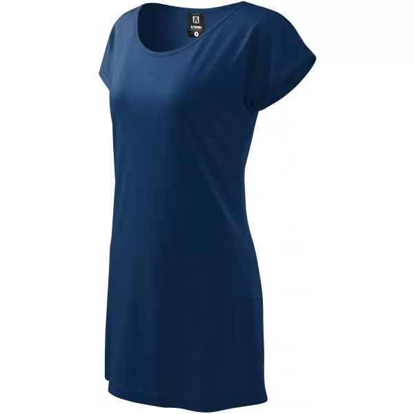 Langes T-Shirt für Damen ALTISPORT NoPrint NP/ALW321 MITTERNACHTSBLAU 