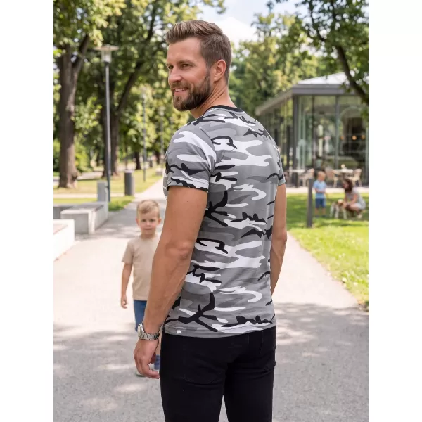  Herren-T-Shirt ALTISPORT NoPrint NP/ALM441 TARNGRAU 